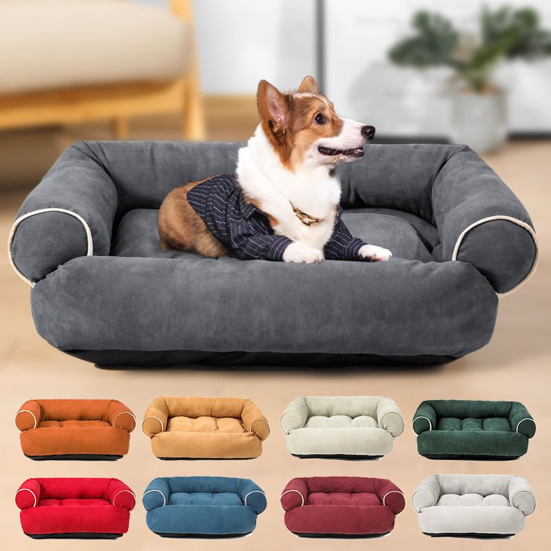 Harvey's-Choice Chew-Proof Dog Bed**: Durable canvas material. Plush pillow top for comfort. Hypoallergenic and resistant to damage. Give your dog the best sleep!