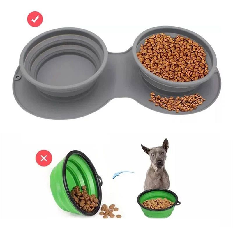 Harvey's-Choice Portable Dog Bowl: Collapsible, lightweight, and durable design for easy travel feeding and hydration. Perfect for hikes and road trips. Get yours today!