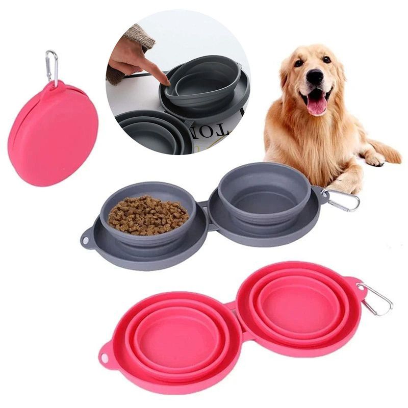 Harvey's-Choice Portable Dog Bowl: Collapsible, lightweight, and durable design for easy travel feeding and hydration. Perfect for hikes and road trips. Get yours today!