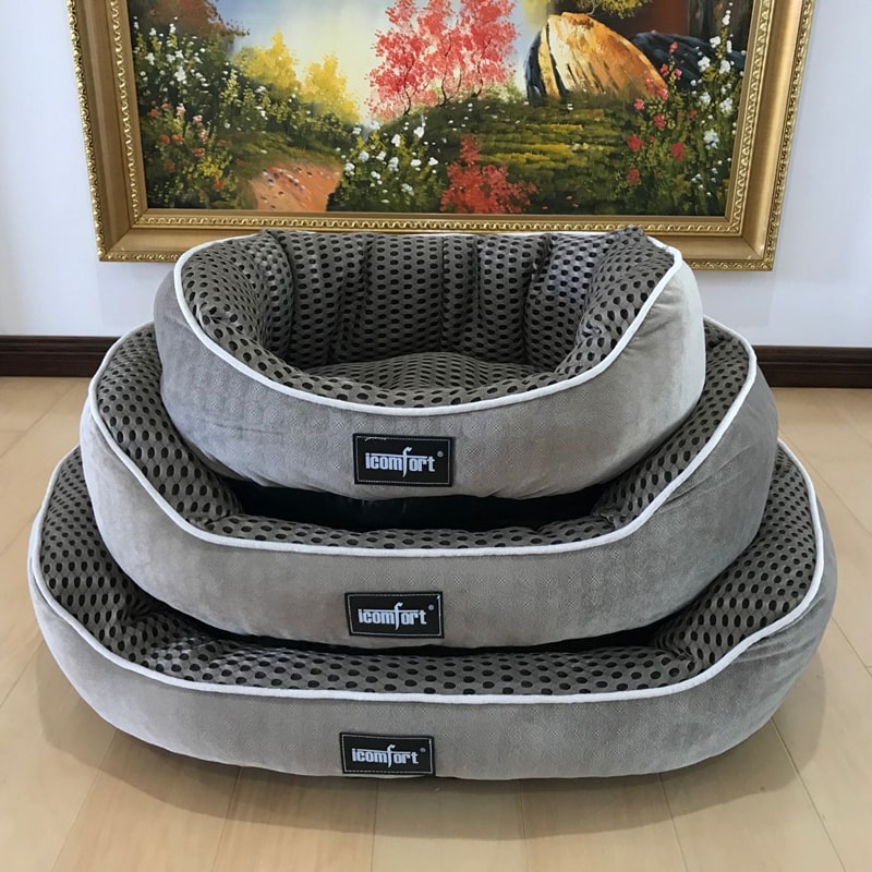 Harvey's Choice Oval Nest Dog Bed: Treat your pet to ultimate comfort! Available in various sizes and colors. Order now for cozy retreats!