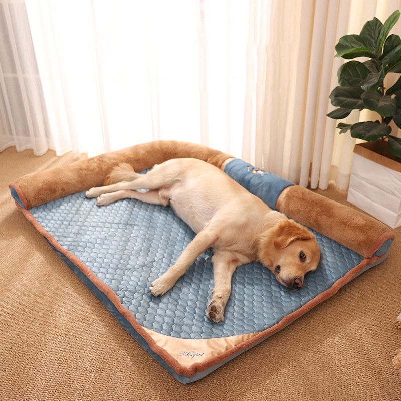 Harvey's-Choice Durable Canvas Dog Bed: Orthopedic support, chew-proof, plush pillow top. Give your dog the gift of comfort!