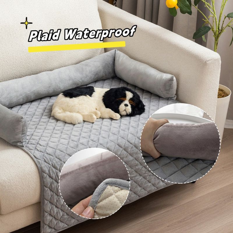 Harvey's Choice Cozy Curved Pet Bed: Unique curved design offers a warm, secure space for your pet to relax. Soft plush material keeps them warm and comfortable. Available in various colors and sizes. Give your pet the gift of comfort and warmth!