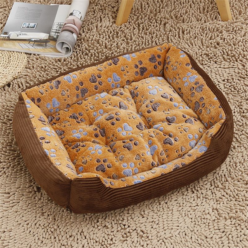 Dog bed with pillow