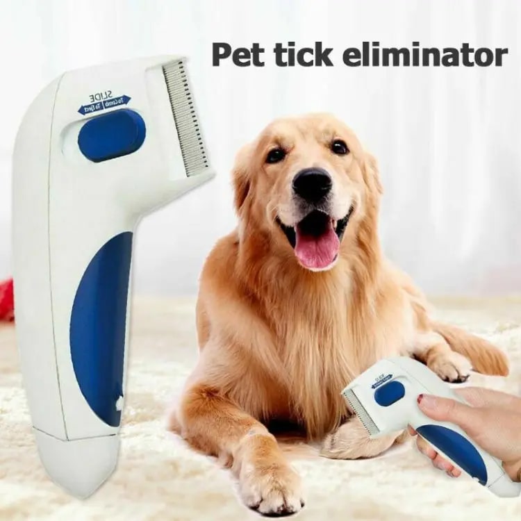 Electronic lice comb for dog