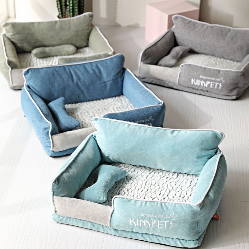 Harvey's-Choice Comfortable Dog Bed: Fiber bed for dogs, available in various sizes. Provides cozy and private space for rest. Removable and washable mat for easy maintenance. Give your dog a peaceful sleep!