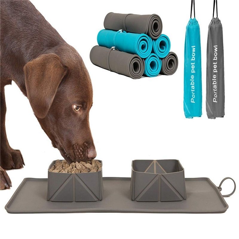 Harvey's-Choice Portable Dog Bowl: Collapsible, lightweight, and durable bowl for feeding and hydrating your dog on the go. Perfect for travel!