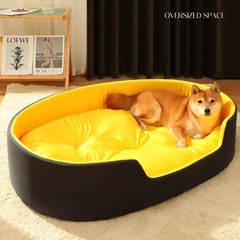 Spacious dog bed